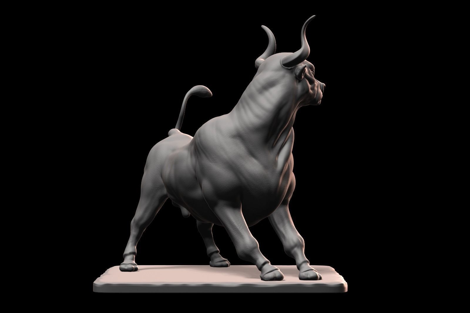 3D Model for 3D Printing - Toro Sculpture 3D print model_2