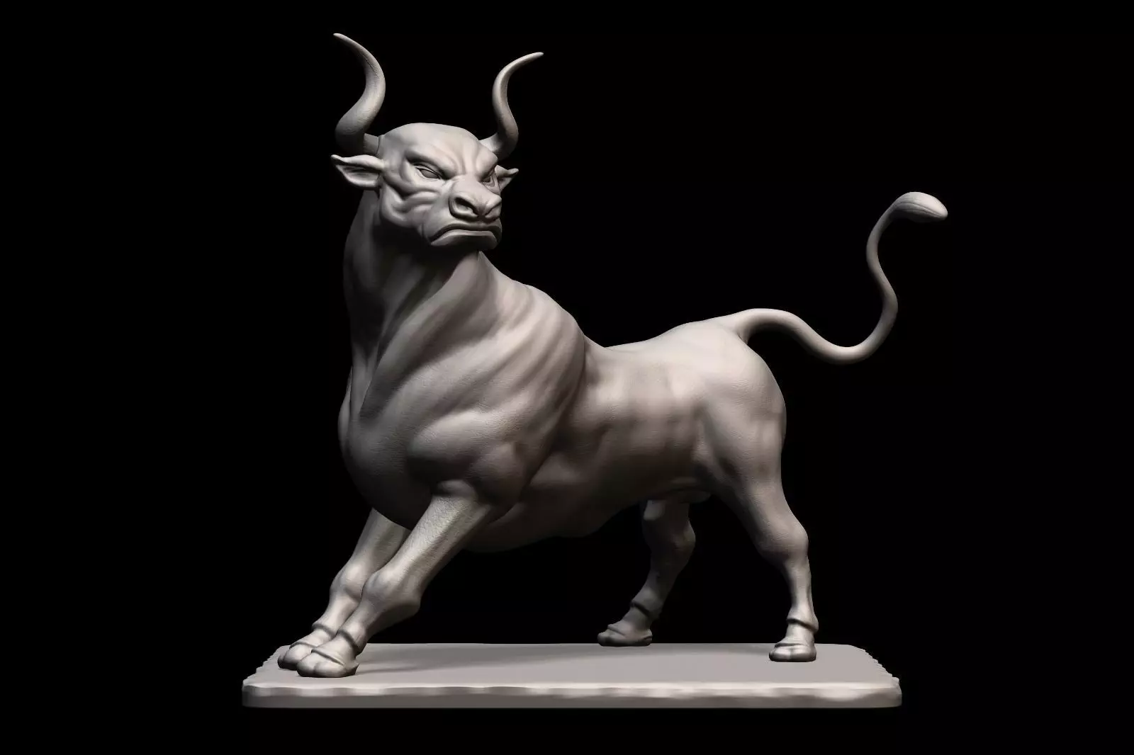 3D Model for 3D Printing - Toro Sculpture 3D print model_0