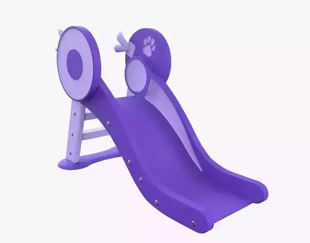 Kid Park Slide Park Equipment Interior Purple