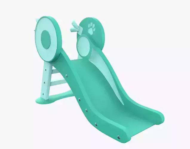 Kid Park Slide Park Equipment Interior Turquoise