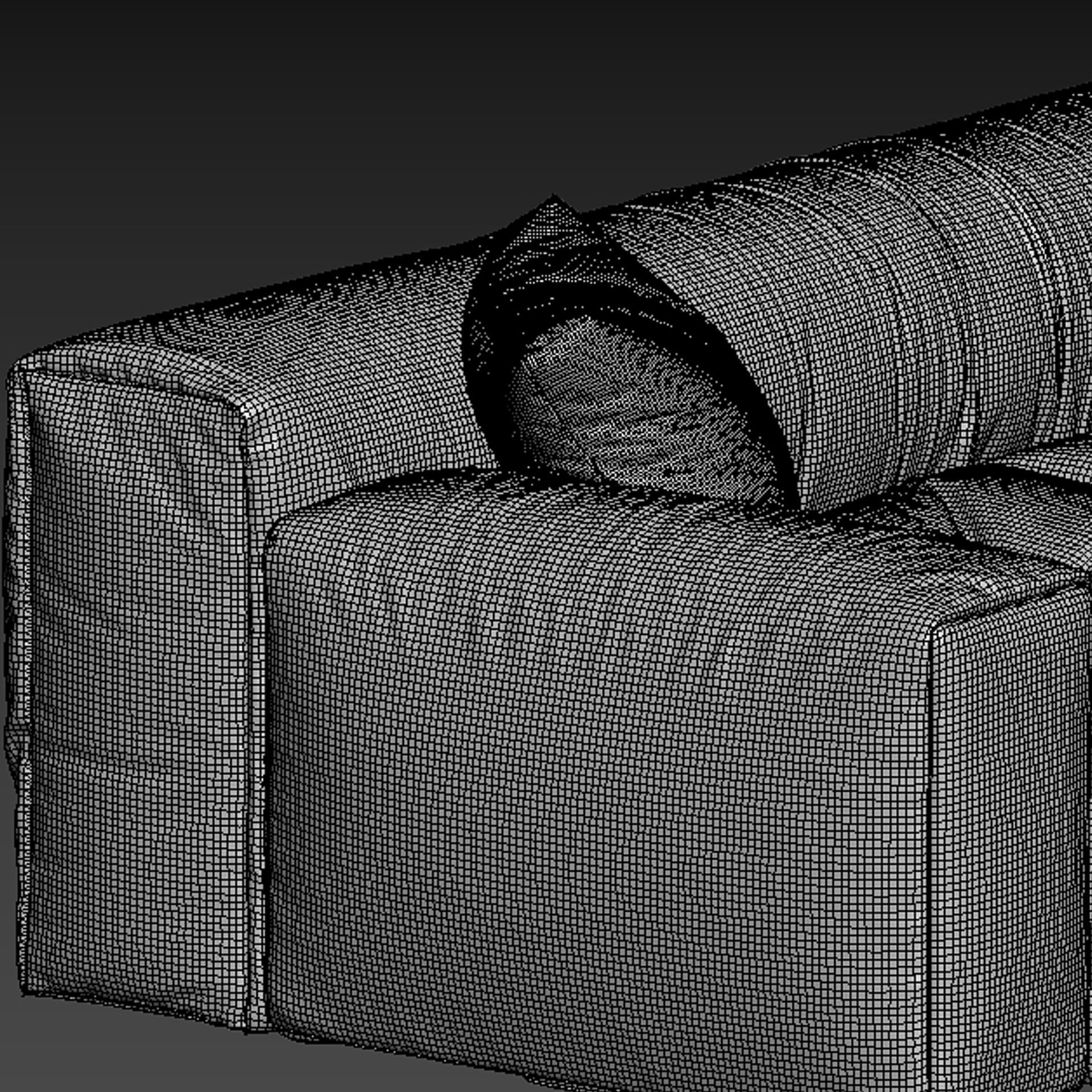 living divani SOFTWALL 3D model_4