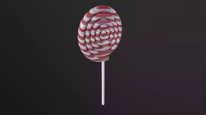 Round lollipop 3D Model