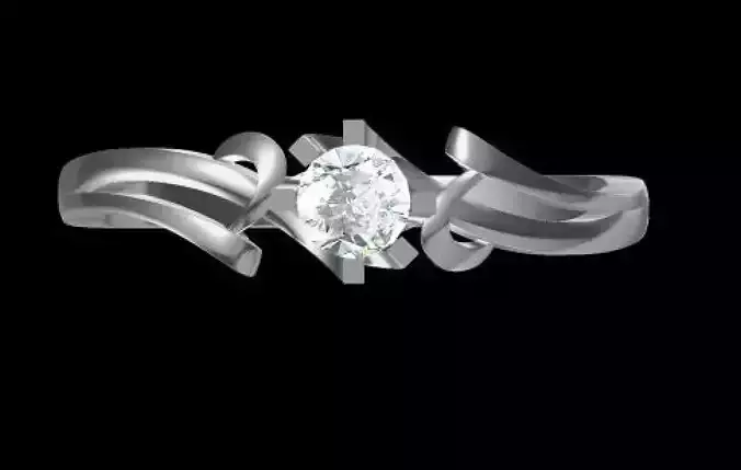 twisted diamond ring 