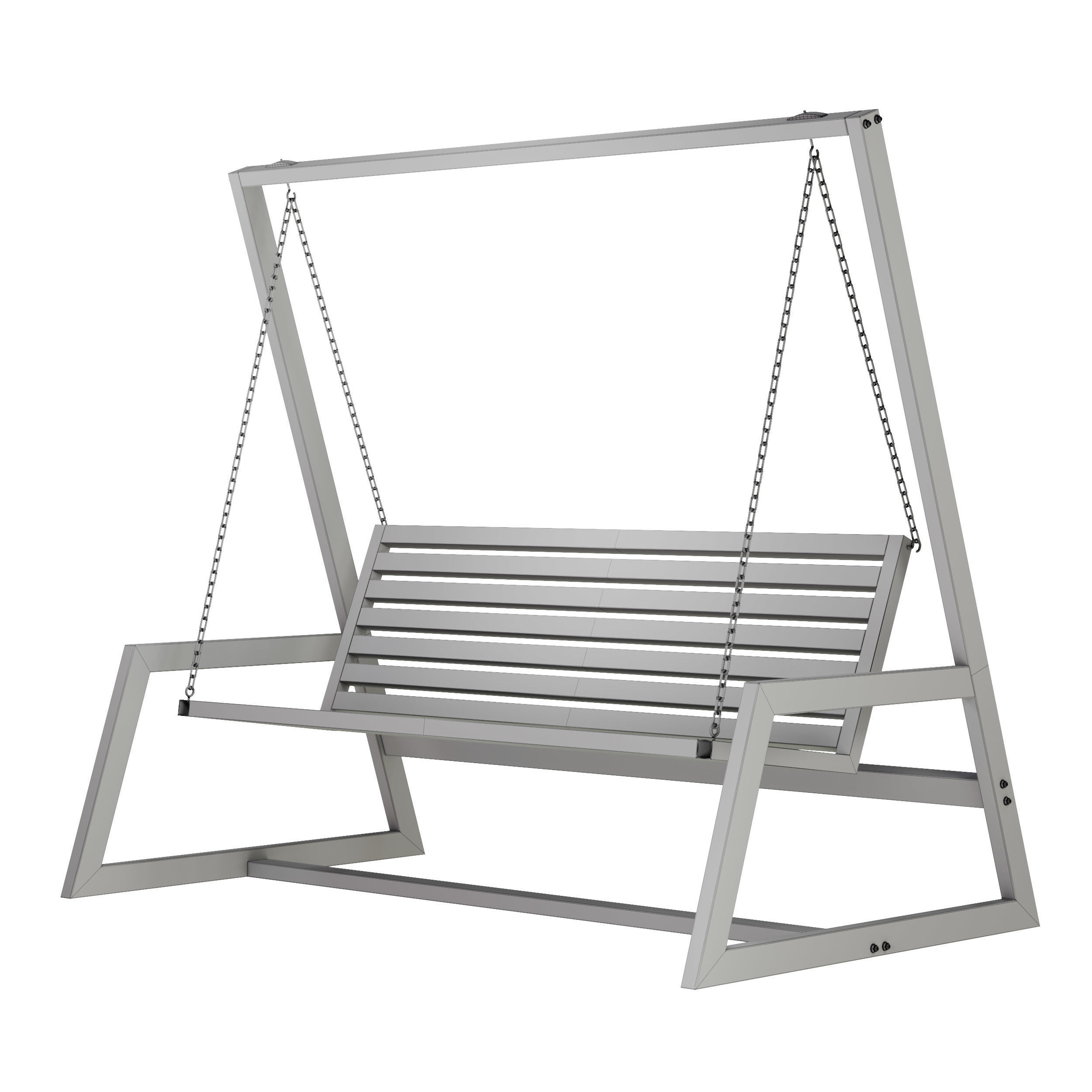 Garden swing Set 3D model_41