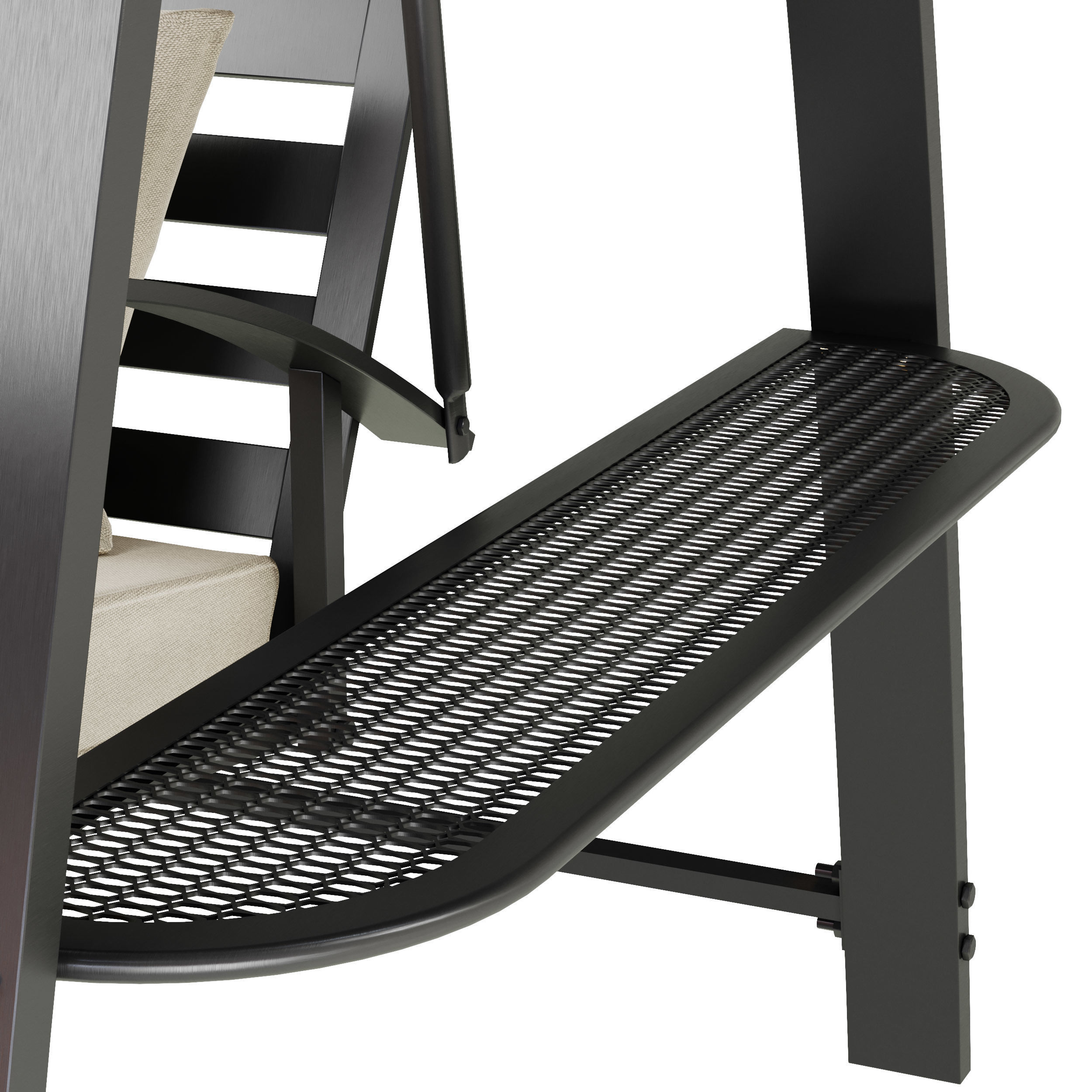 Garden swing Set 3D model_34