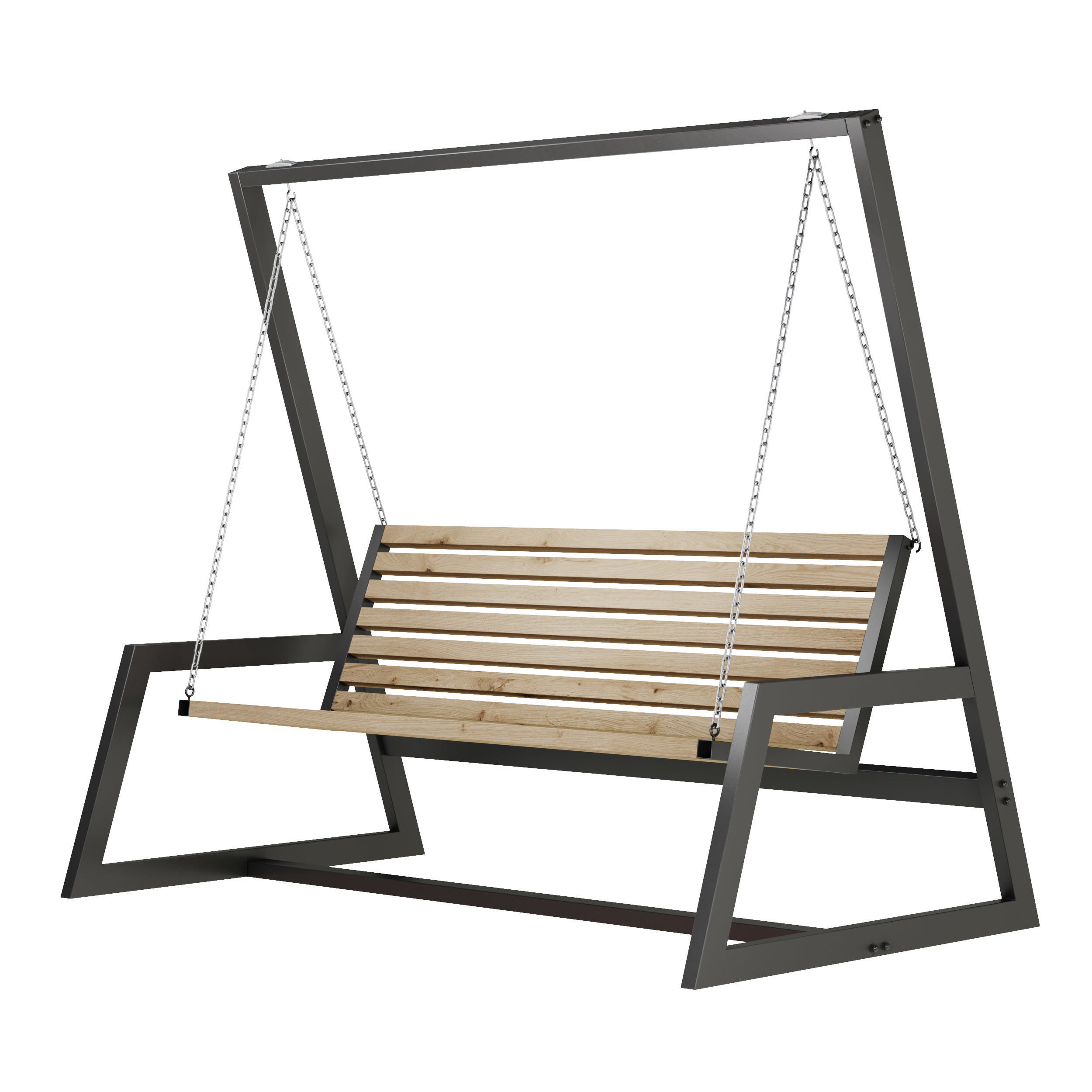 Garden swing Set 3D model_43