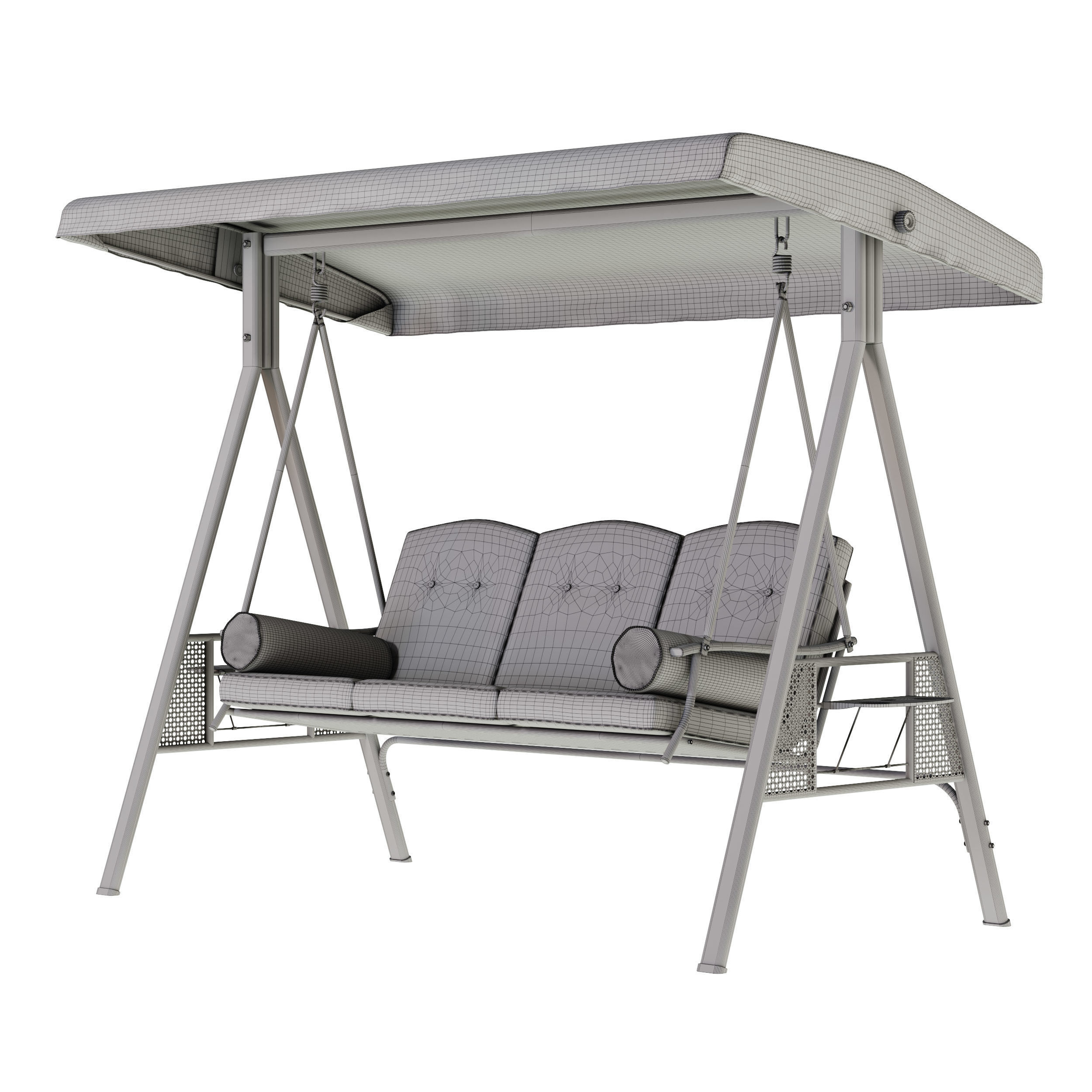 Garden swing Set 3D model_17