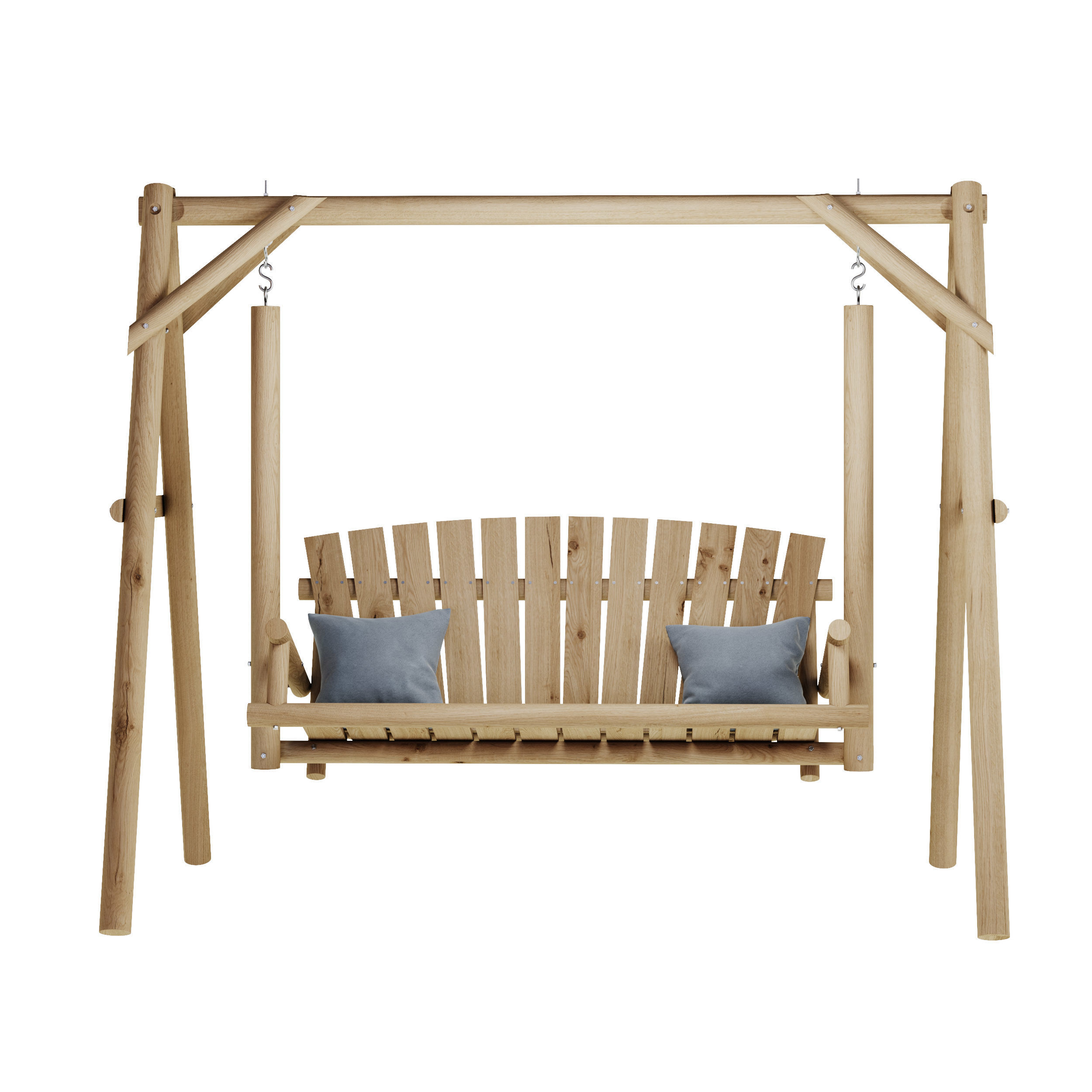 Garden swing Set 3D model_25
