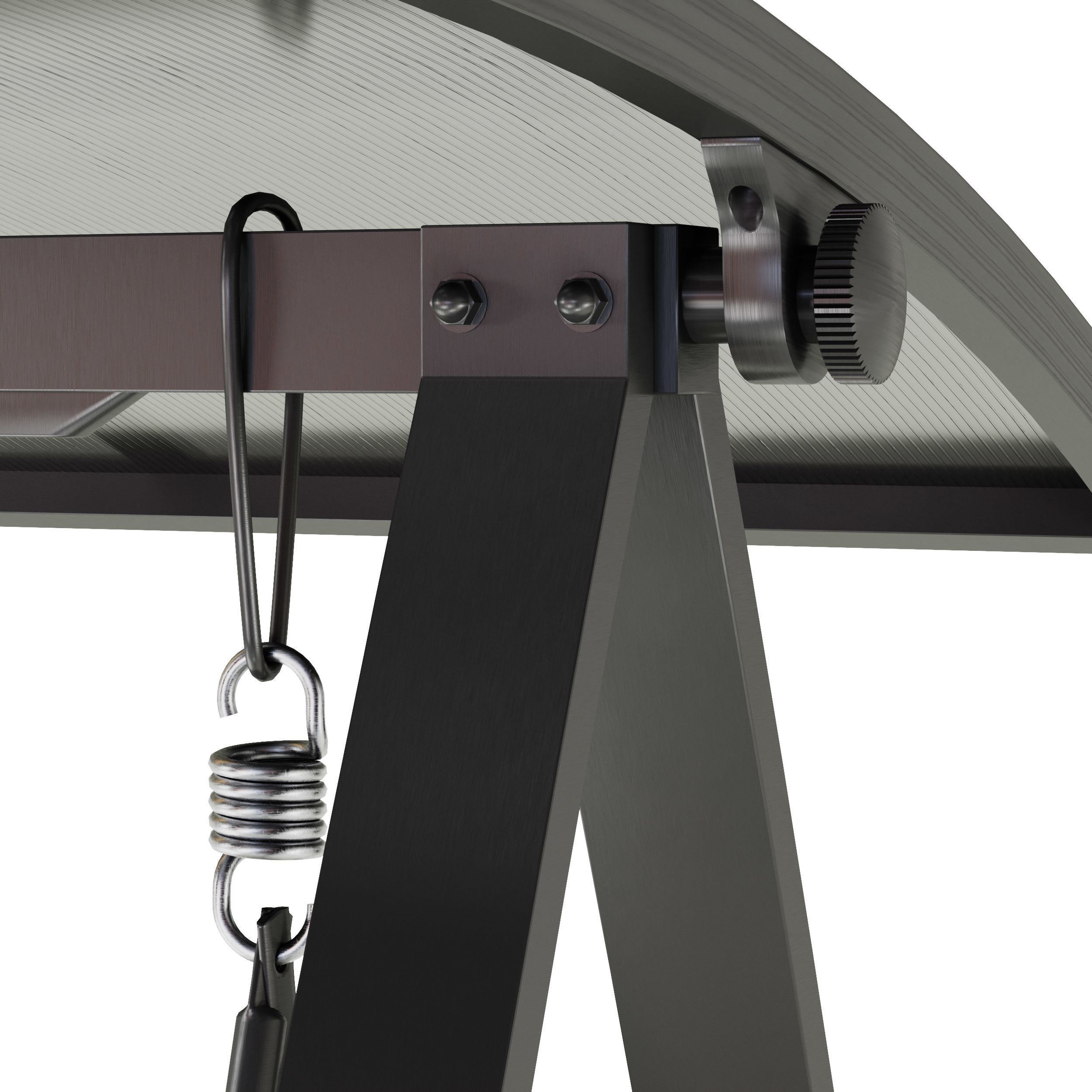 Garden swing Set 3D model_35