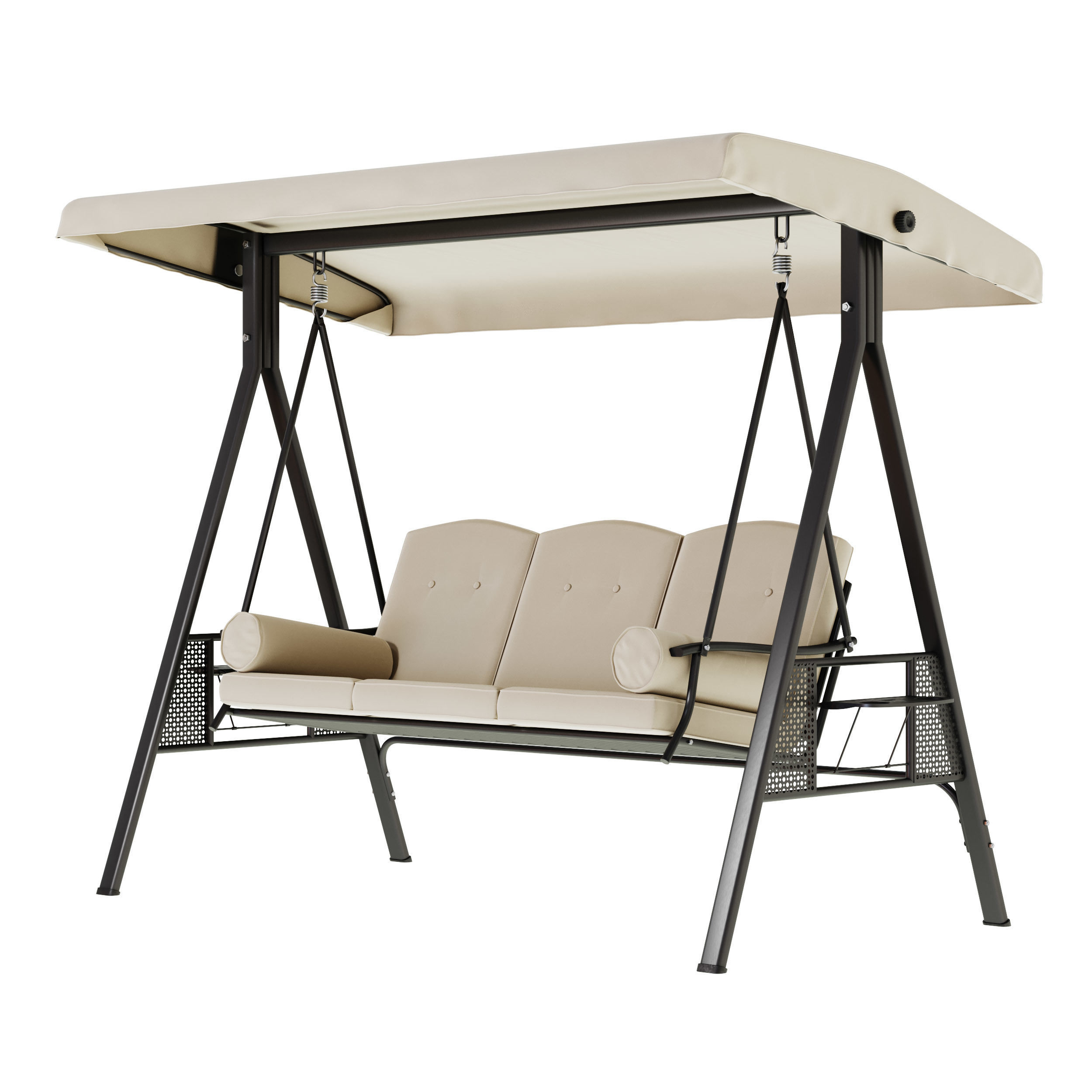 Garden swing Set 3D model_19