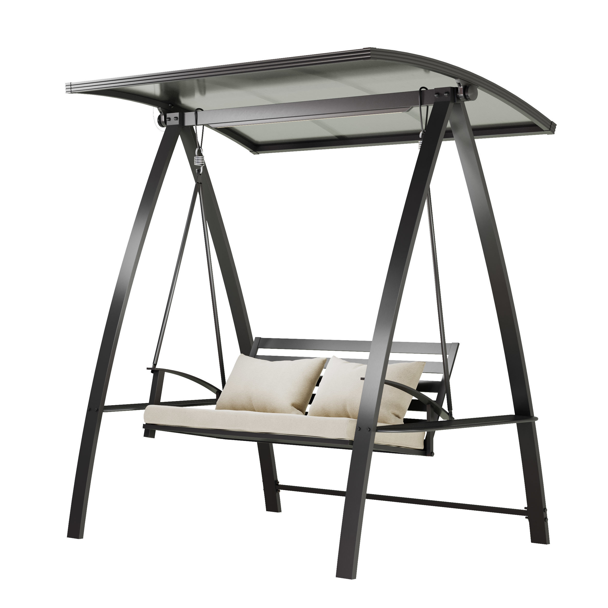 Garden swing Set 3D model_39