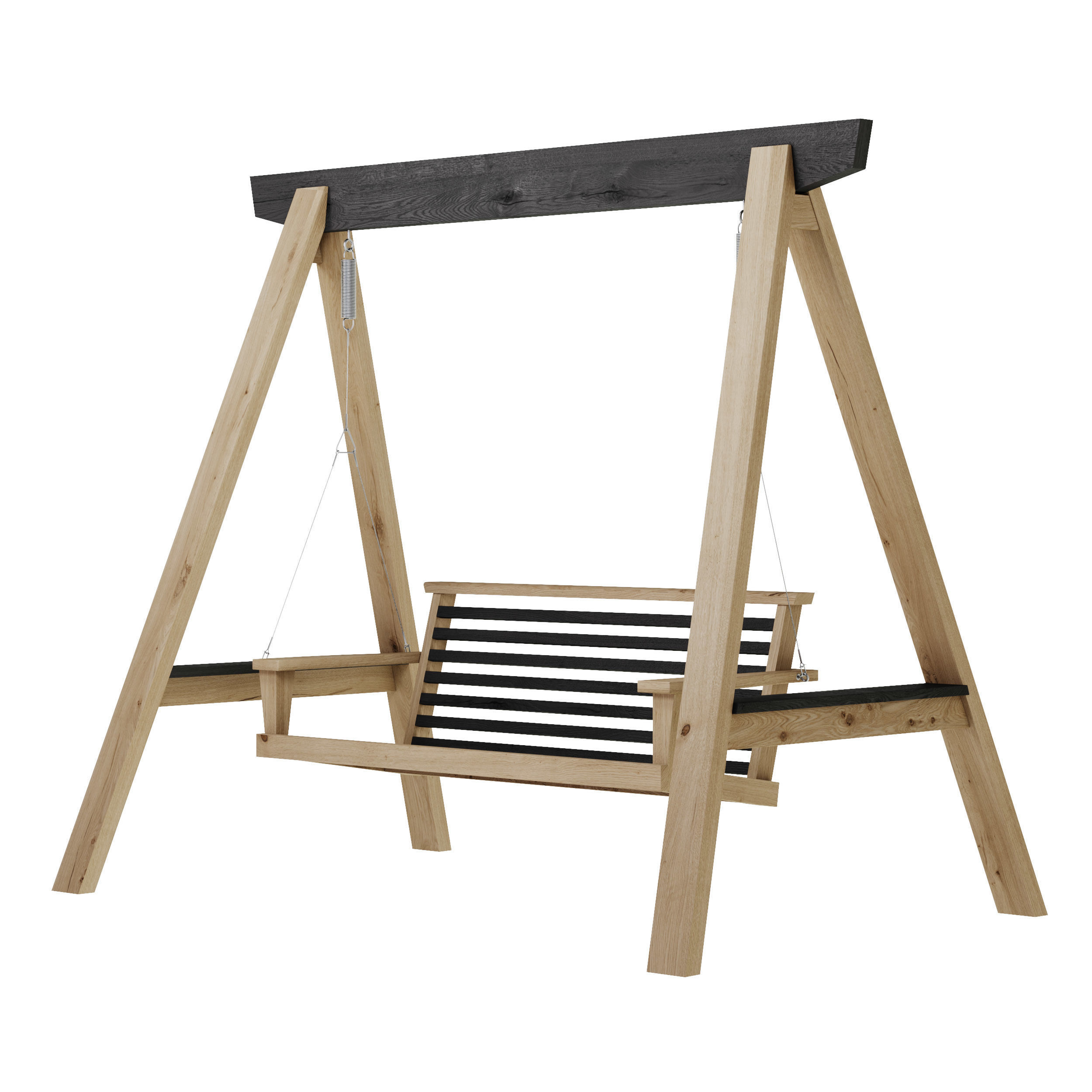 Garden swing Set 3D model_46