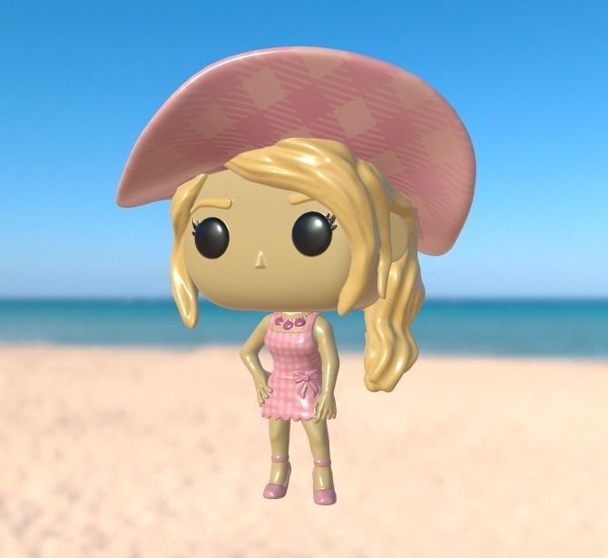 FUNKO BARBIE 3D print model_1