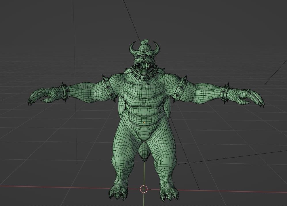 Super Maryo Low-poly 3D model_8