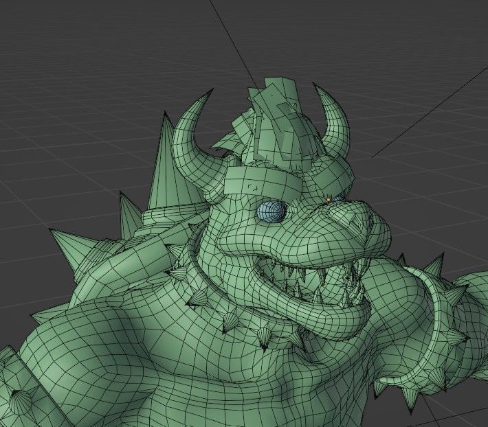 Super Maryo Low-poly 3D model_7