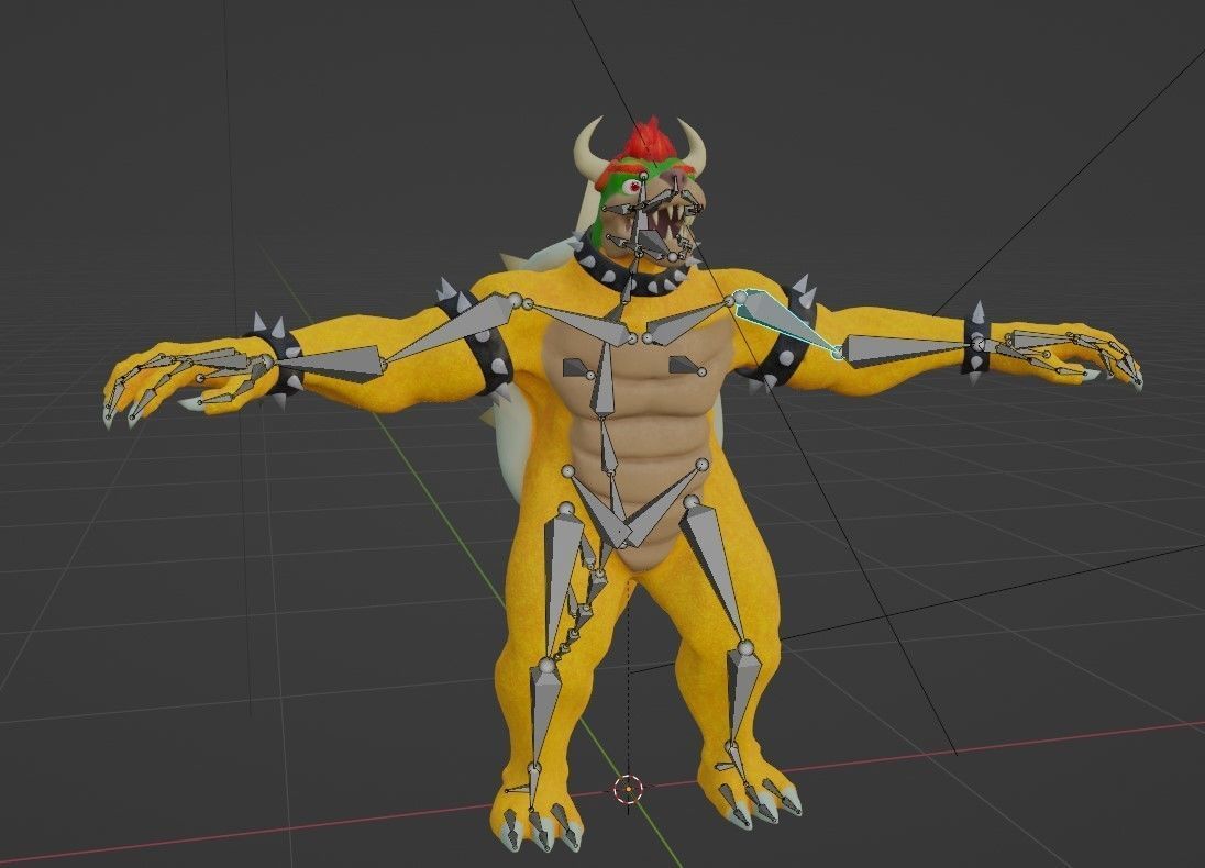 Super Maryo Low-poly 3D model_5