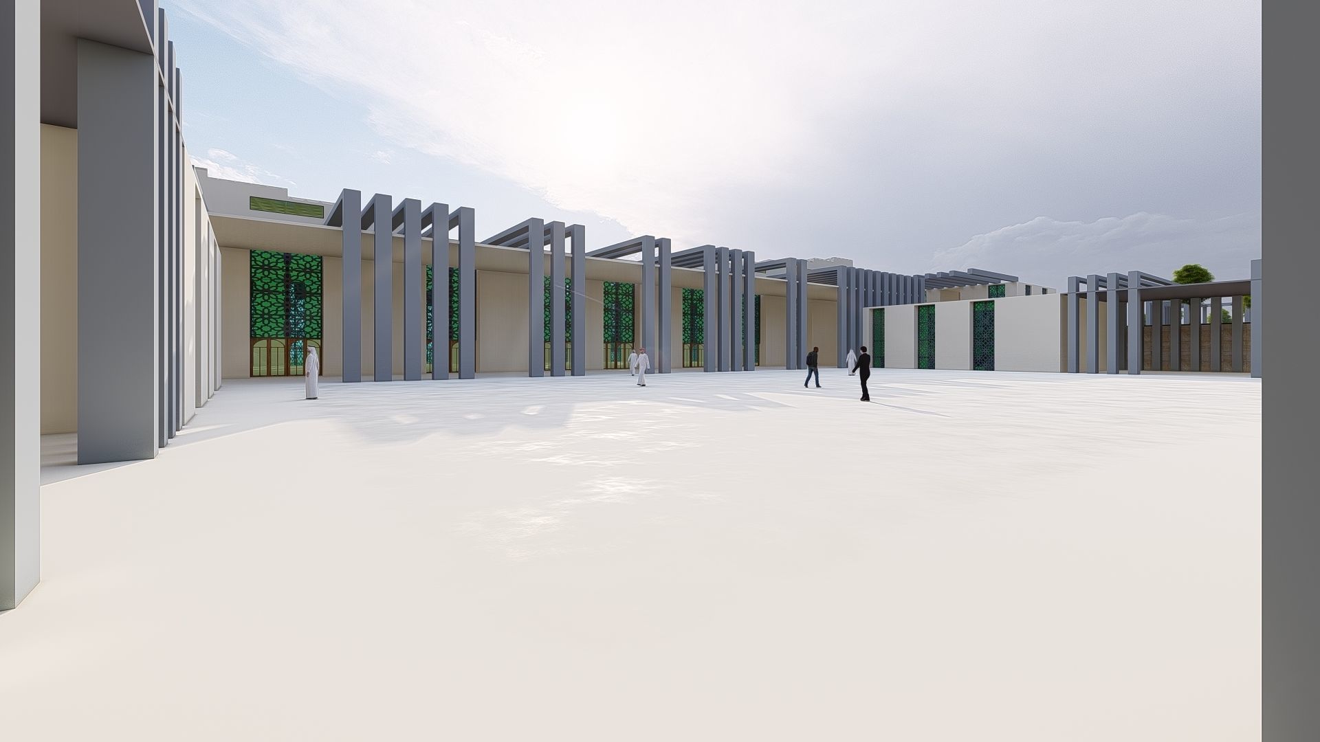 contemporary mosque 3D print model_2