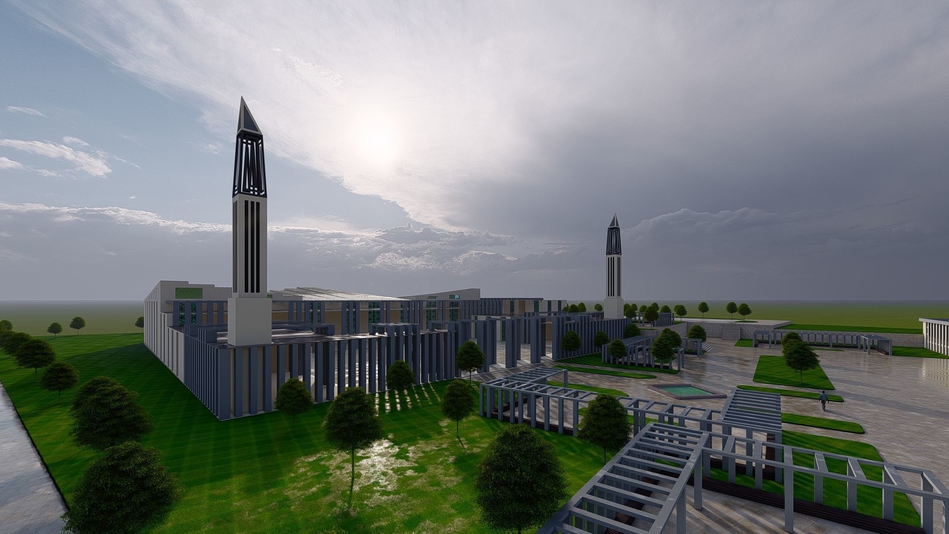 contemporary mosque 3D print model_5