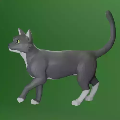  Kiwi The cat - 3D Model print figure 3D print model