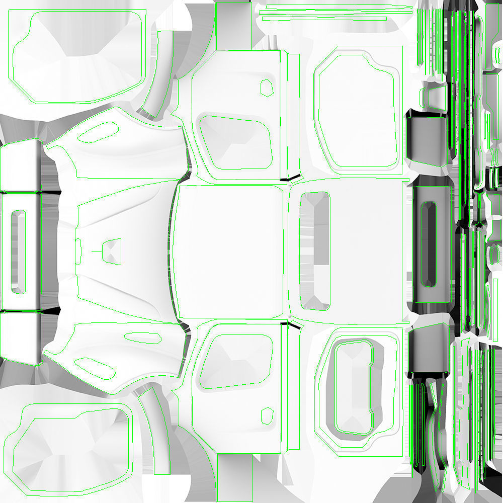 Freightliner M2 106 Day Cab truck Low-poly 3D model_54