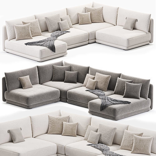 Blanche Katarina Corner Couch Sofa By Blanche 3D model