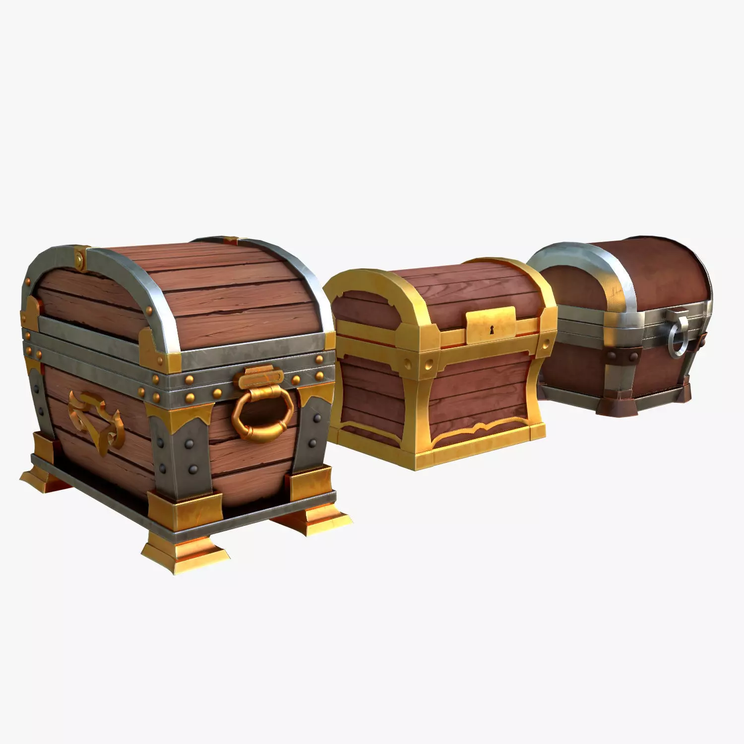 PBR Treasure Chest 3D model