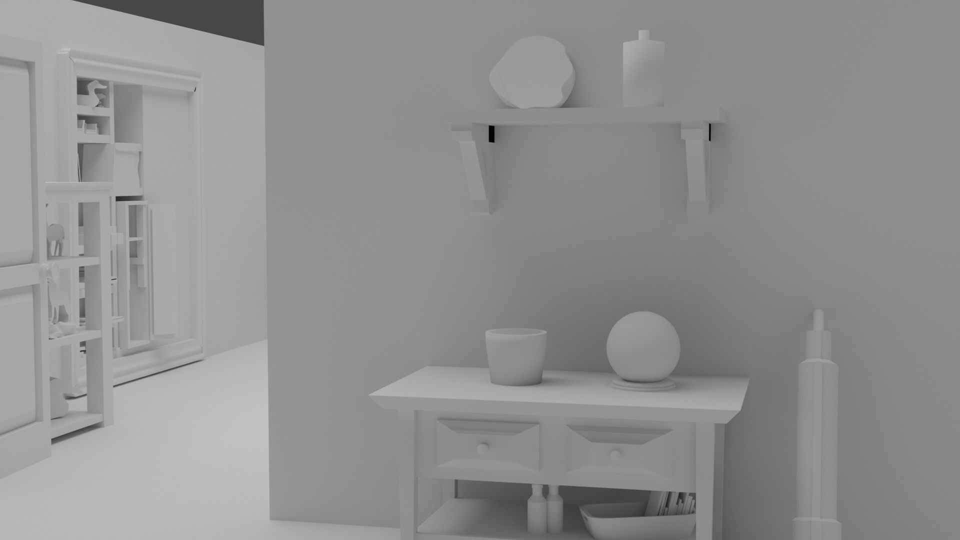 Joel house Low-poly 3D model_10