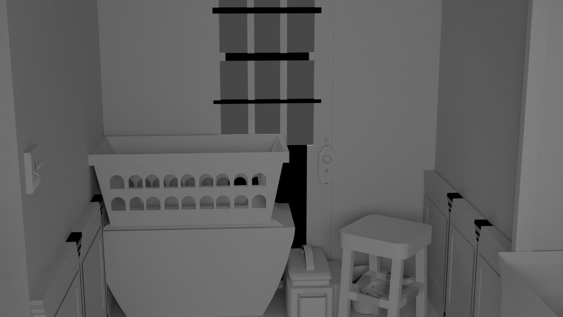 Joel house Low-poly 3D model_12