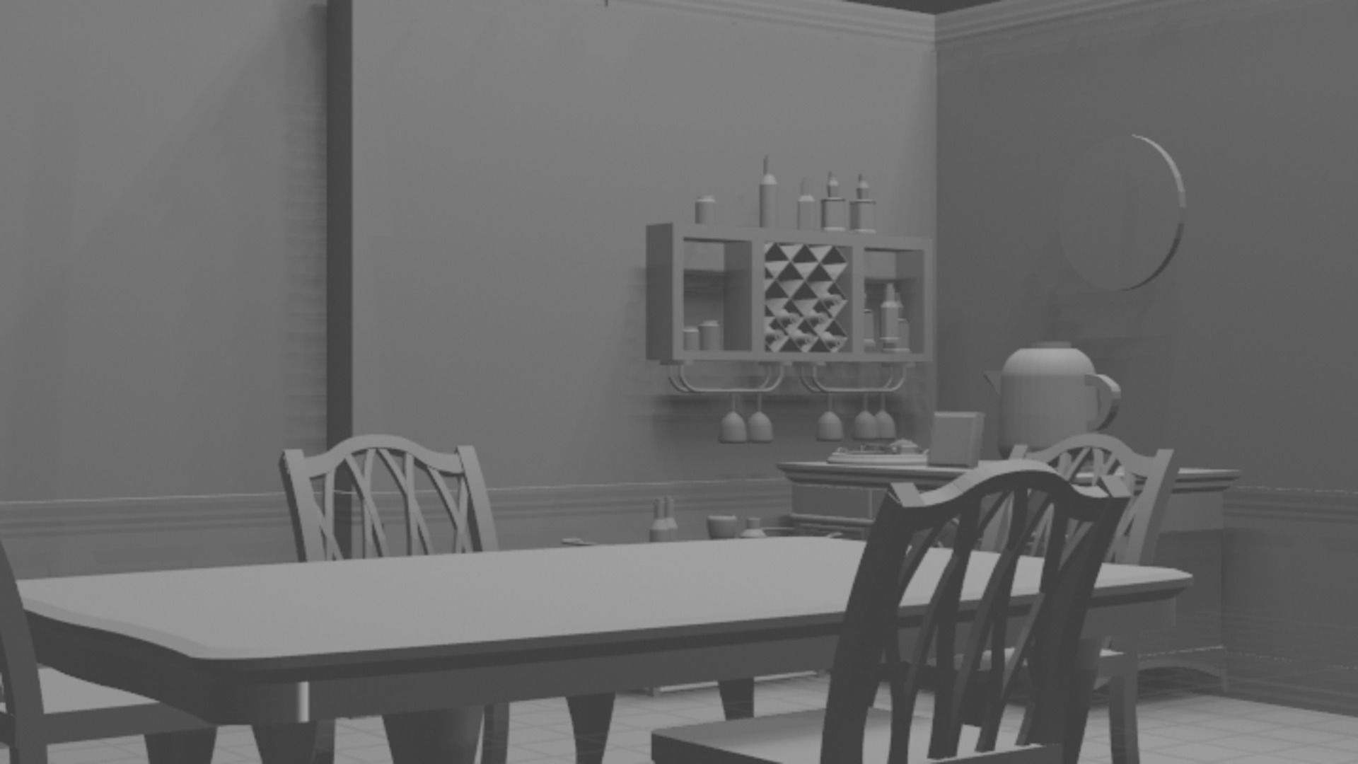 Joel house Low-poly 3D model_18