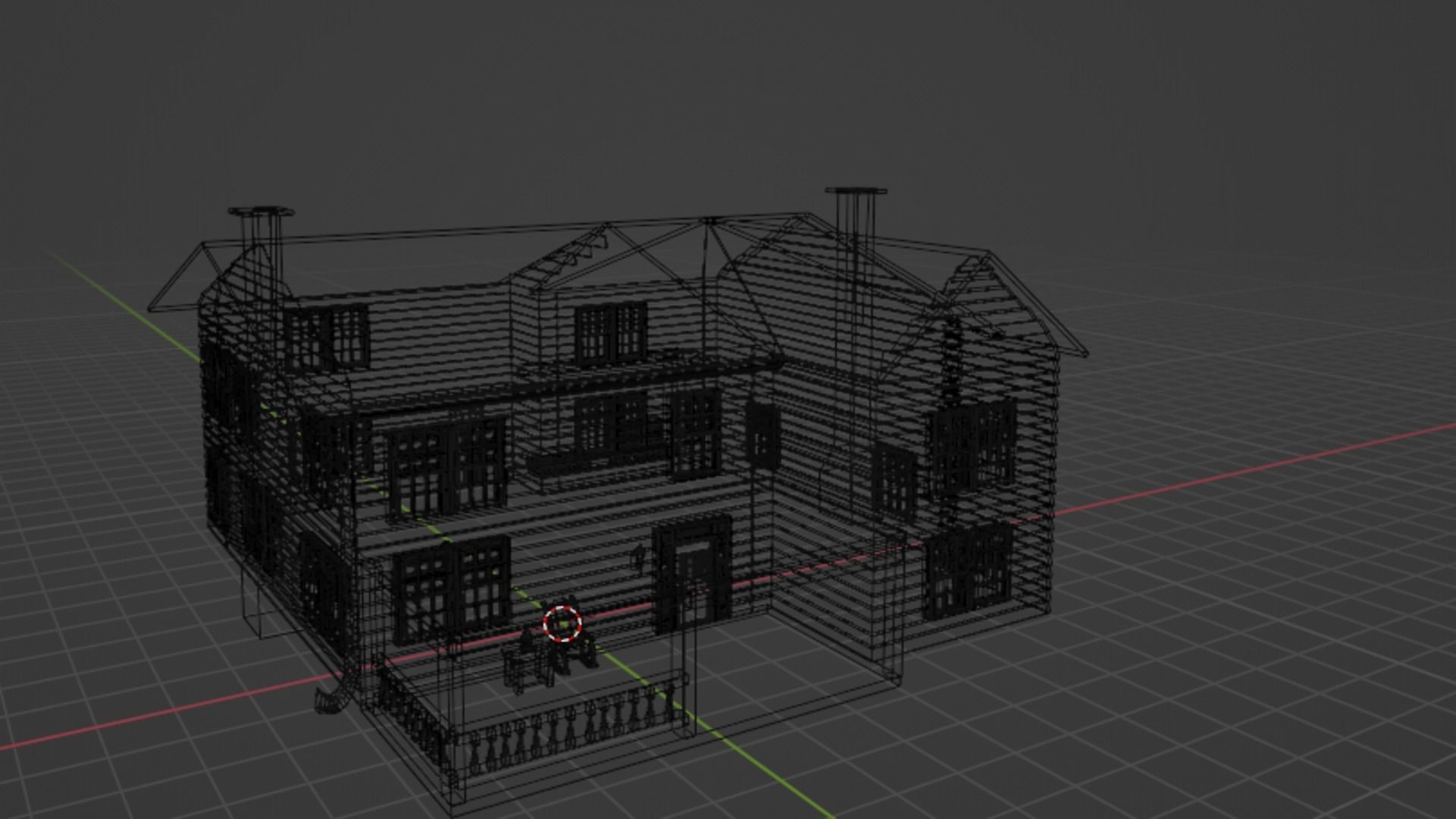 Joel house Low-poly 3D model_22