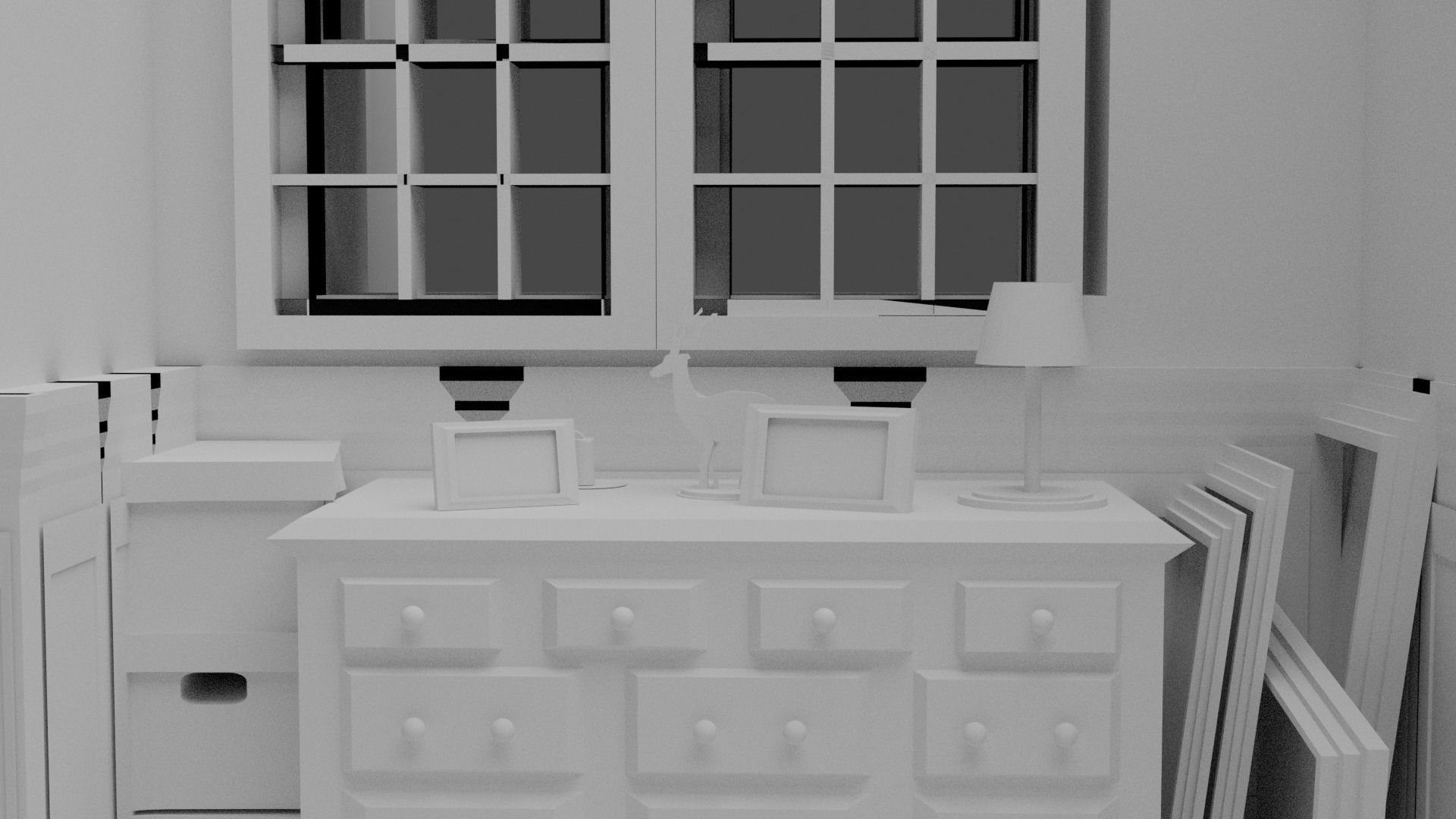 Joel house Low-poly 3D model_15