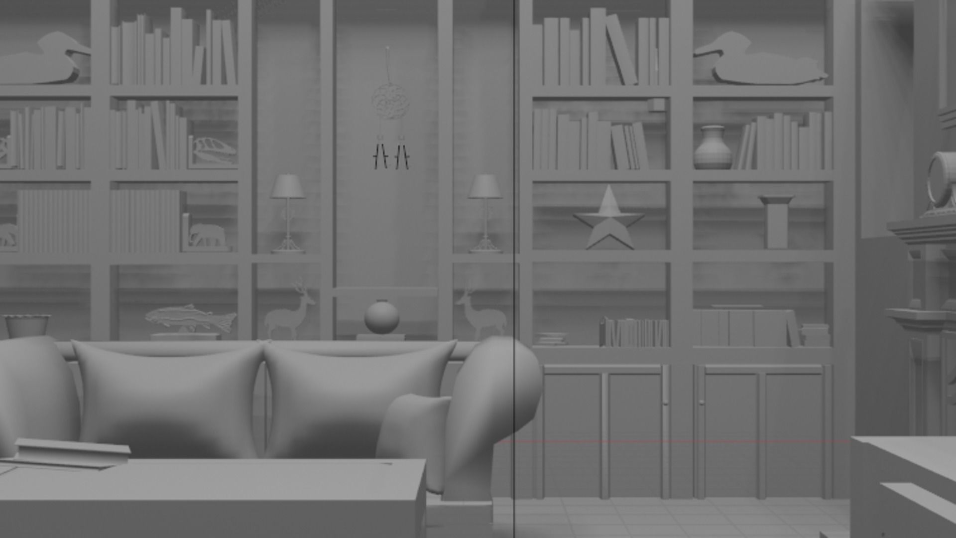 Joel house Low-poly 3D model_17