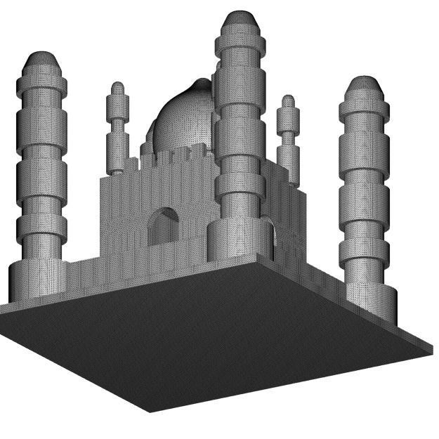 Baby Palace Toy 3D model_4