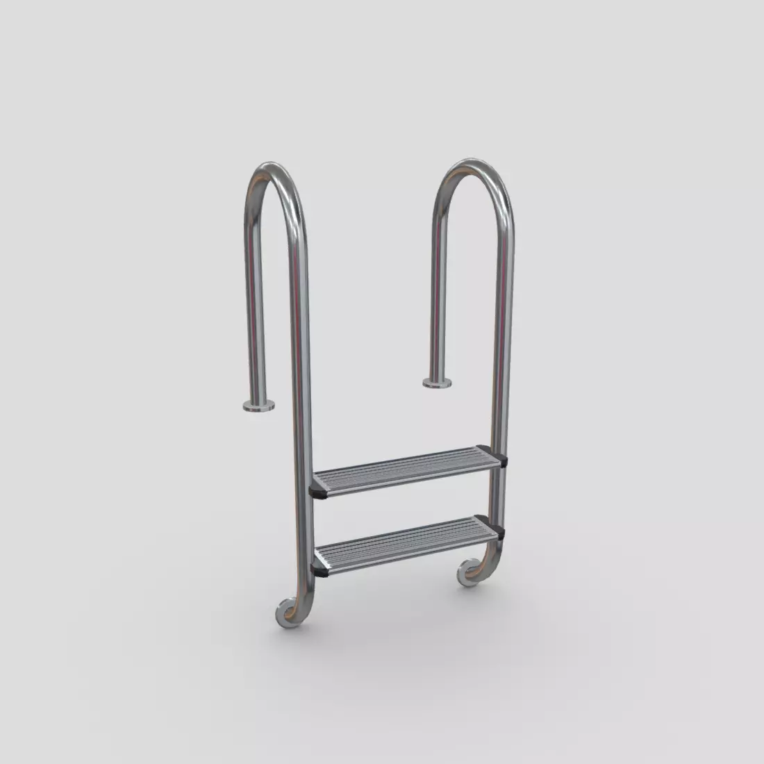 CC0 - Pool Ladder 3 Free low-poly 3D model_0