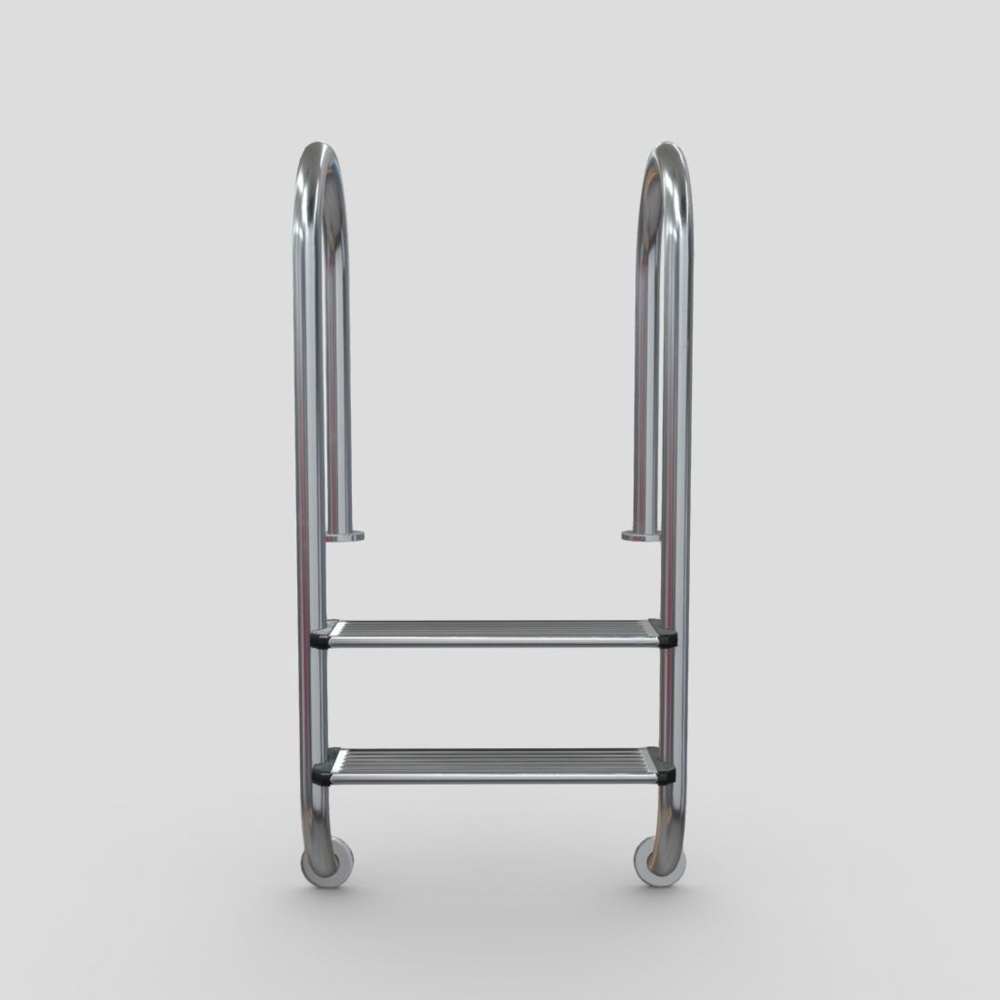 CC0 - Pool Ladder 3 Free low-poly 3D model_3