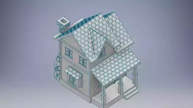 3D Printed House Modeling 3D print model