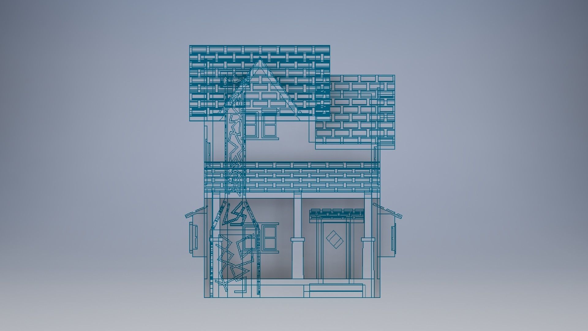 3D Printed House Modeling 3D print model_10
