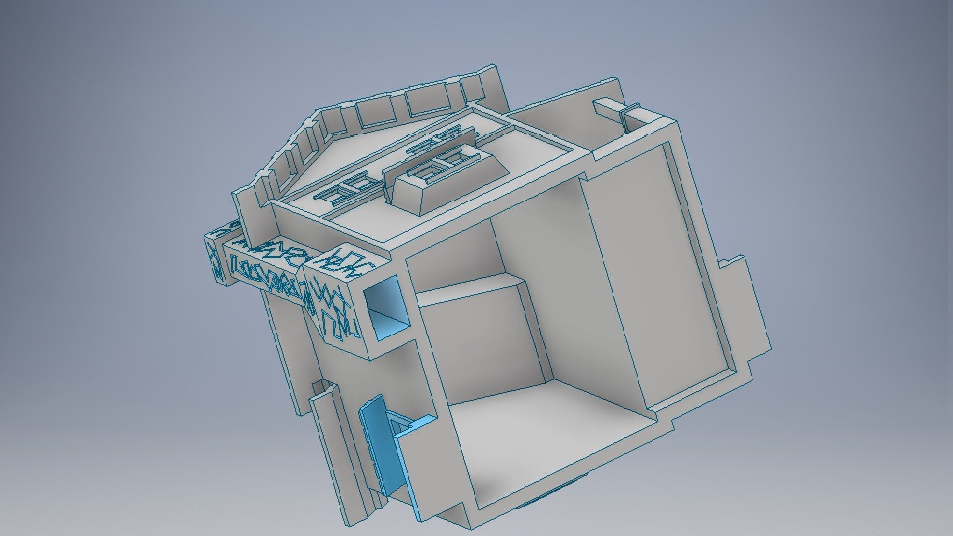 3D Printed House Modeling 3D print model_7