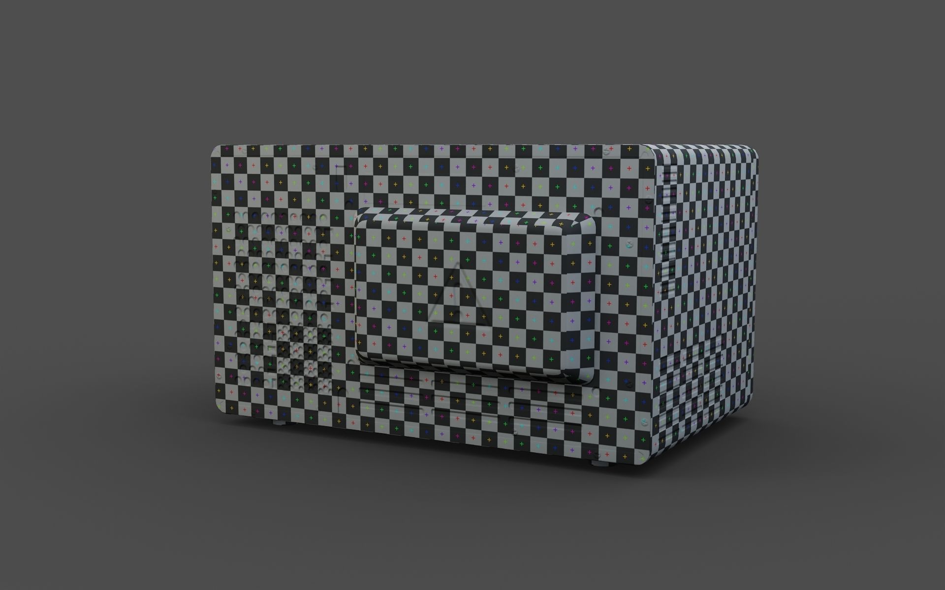 Microwave A Game-Ready Low-poly 3D model_4
