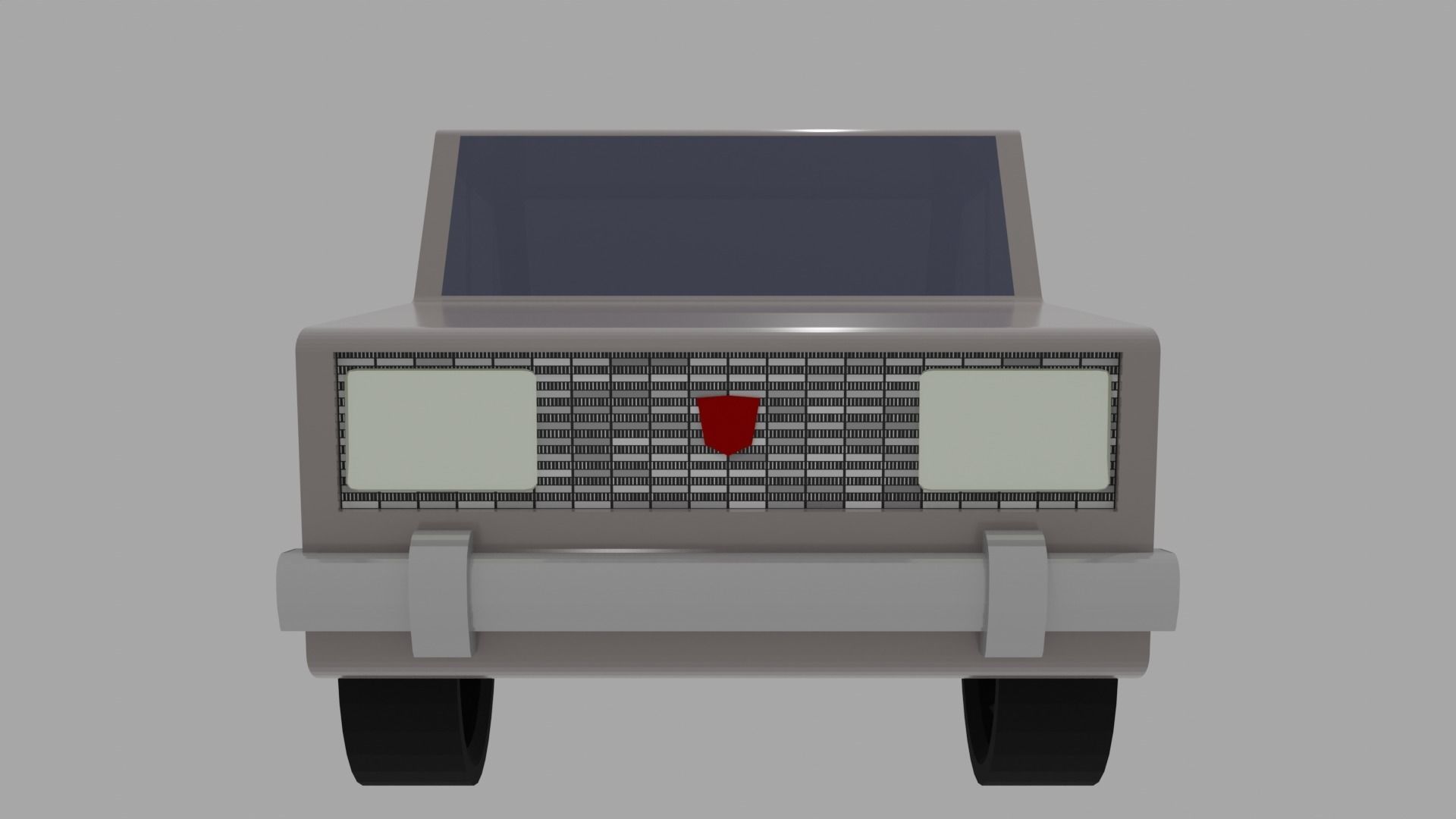 Low poly CAR with working wheels Free low-poly 3D model_2