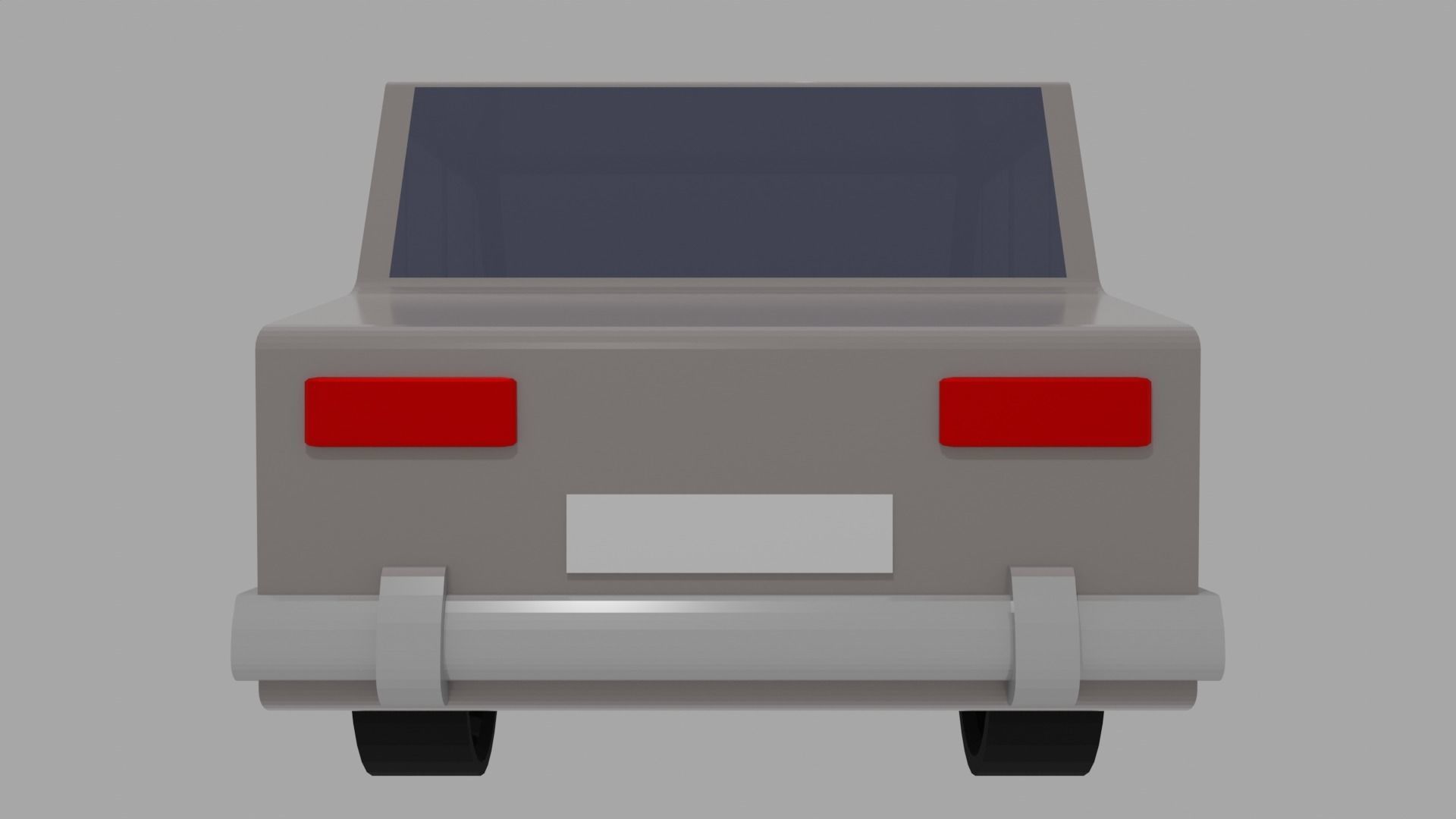 Low poly CAR with working wheels Free low-poly 3D model_5