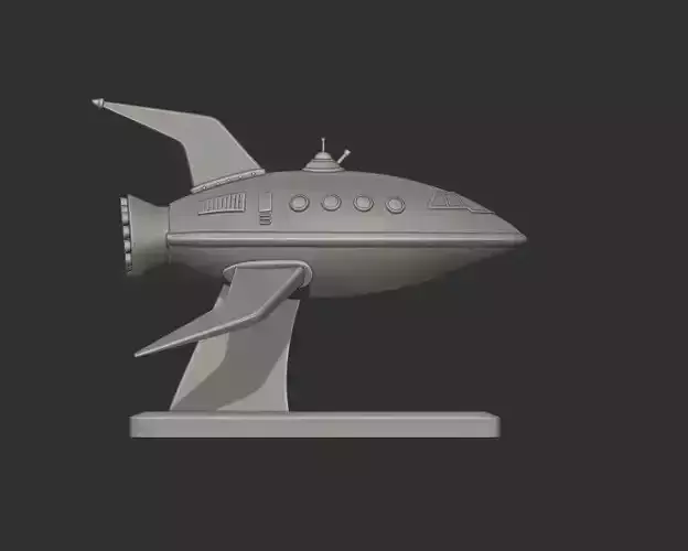 futurama miniature ship planet express 3D print model