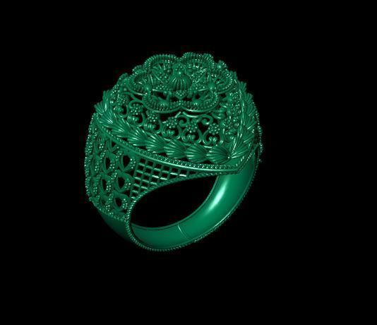 Rings 3D print model_2