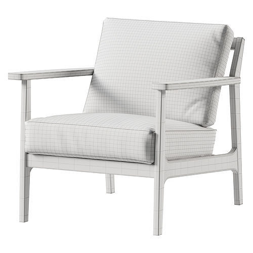 Cody Armchair 3D model 6