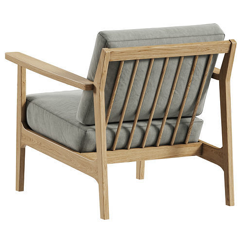 Cody Armchair 3D model 4