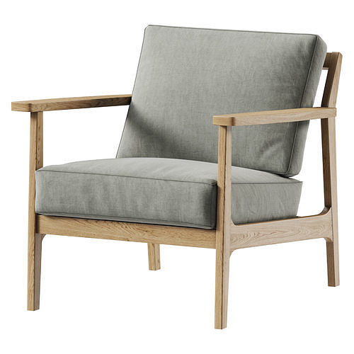 Cody Armchair 3D model 2