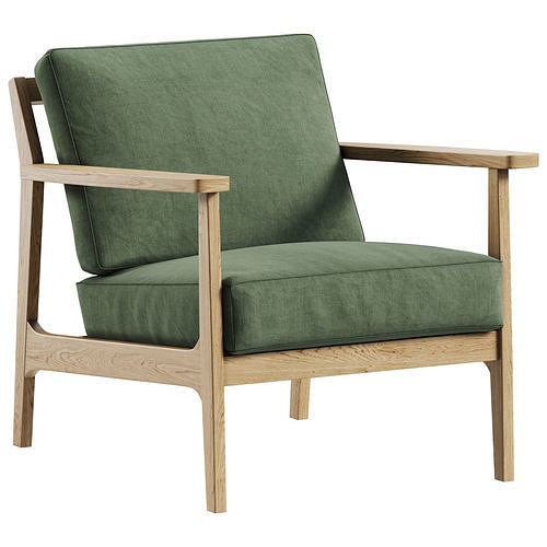 Cody Armchair 3D model 5