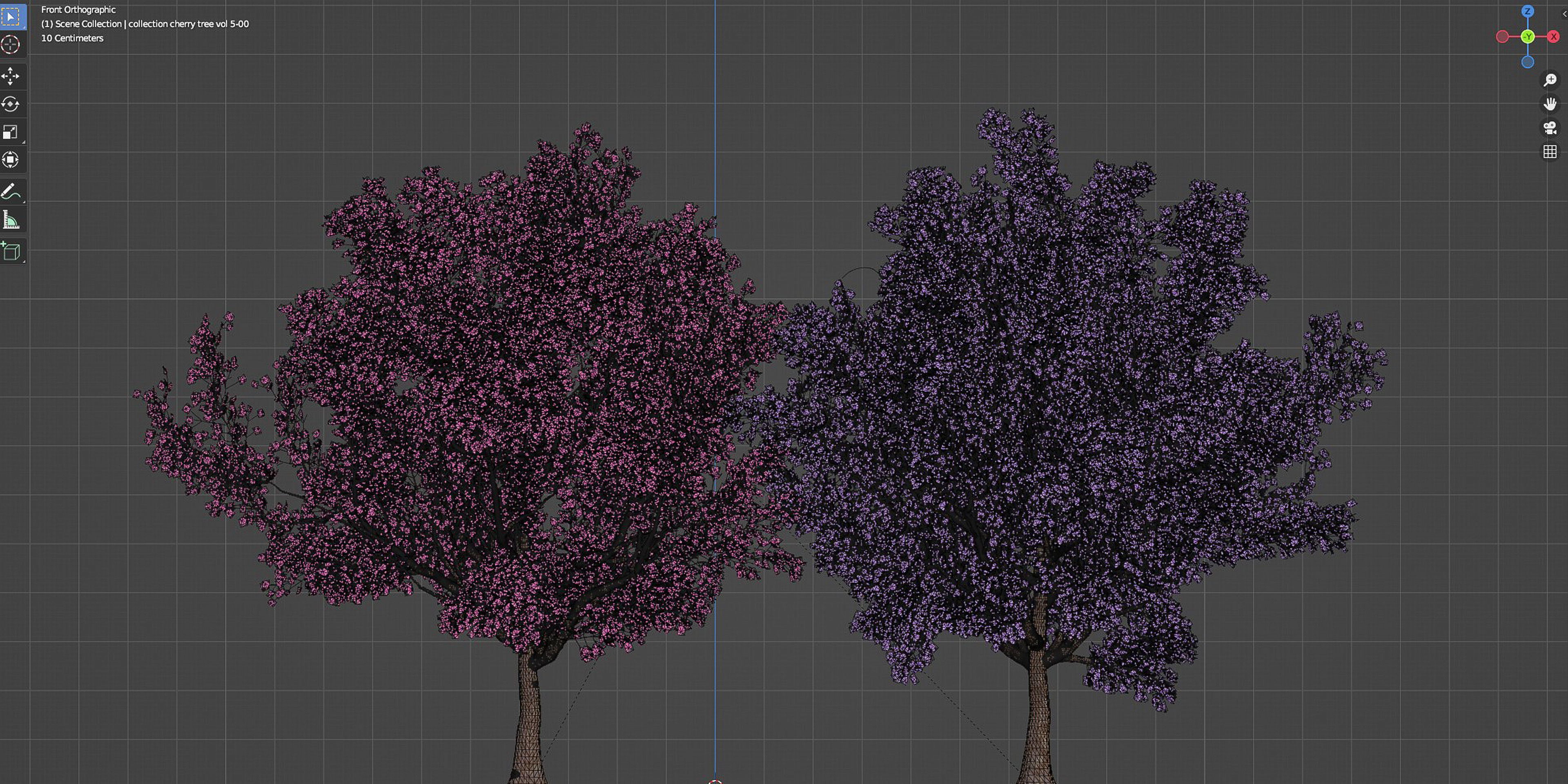 cherry tree vol 5-Blender 3D model_6