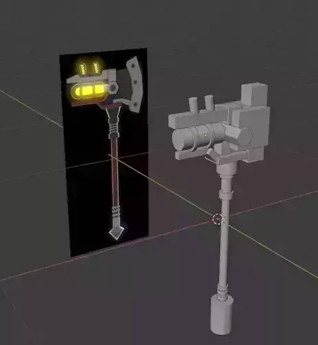 V-Axe Sci-Fi weapon ver alpha