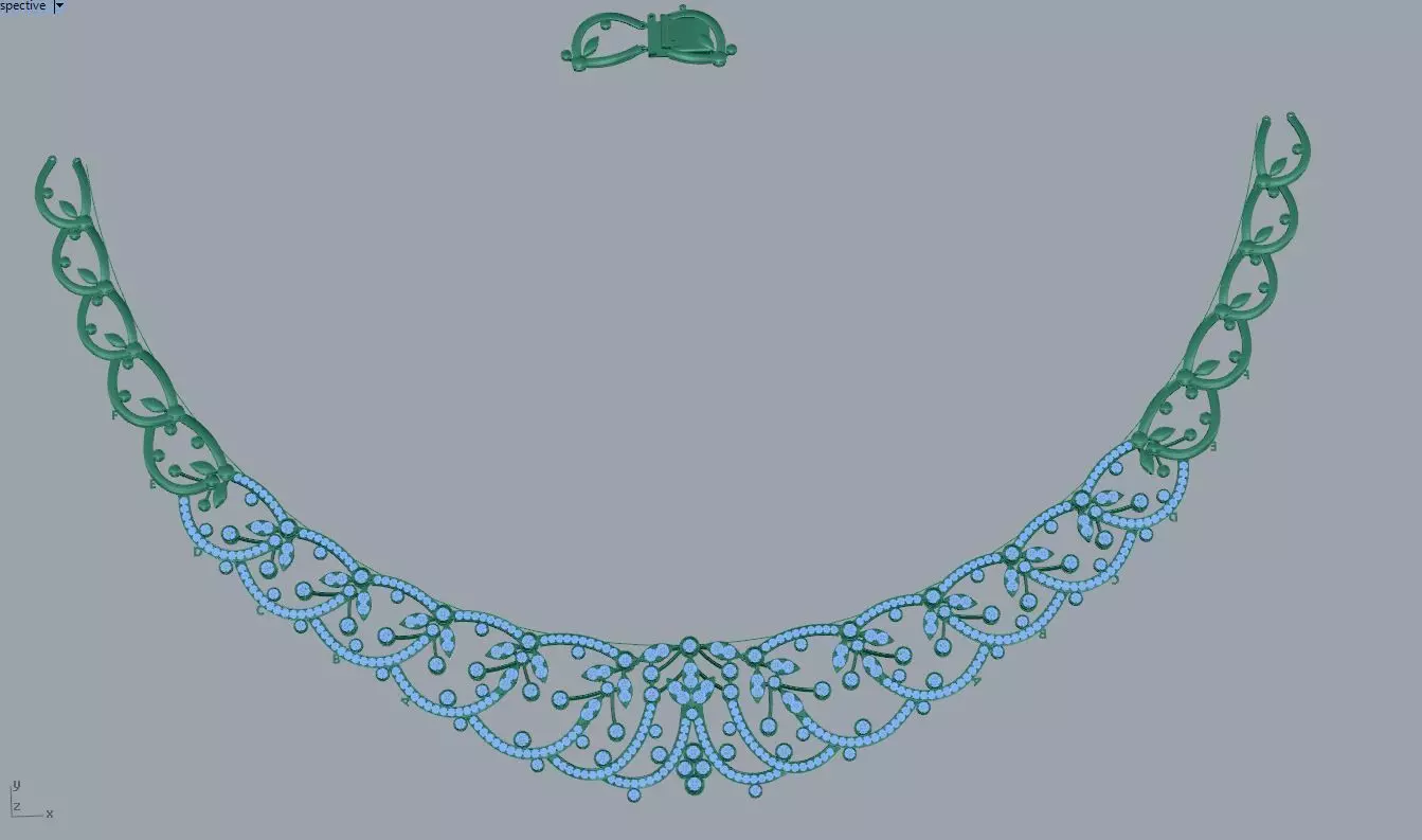 necklace 3D print model_0
